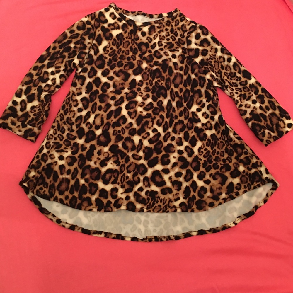 🎀Little girls Leopard print tunic🎀
